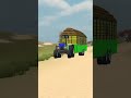 गेहूं से भरी ट्रॉली फंसी दलदल में 😅 देखो कैसे निकाला | Indian Tractor Game #shorts