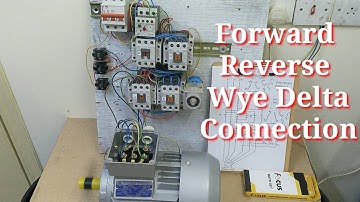 Forward Reverse Wye Delta Connection (English Subtitle)