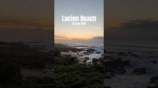 A windy sunrise from Lucien Beach searching for Sardines #kzn