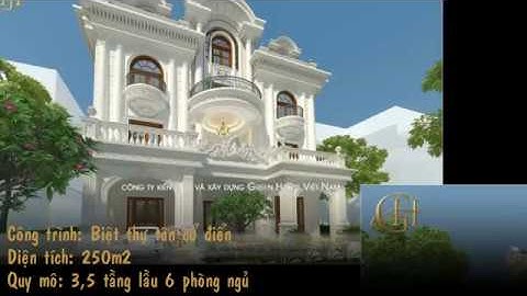 Thiết kế biệt thự tân cổ điển - Biệt thự chú Khoa I Green House Việt Nam