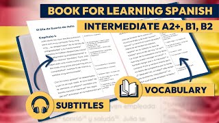 Book in Spanish (A2+, B1, B2) for Listening and Reading Practice 🎓✅