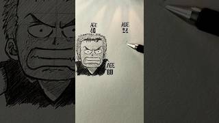 How To Draw Zoro Age 60, Age 21, Age 10