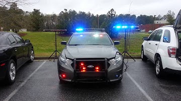 Code3 demo vehicle with 3 lightbar setup