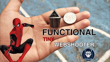 TINY! How to make spiderman web shooter Far From Web Shooter