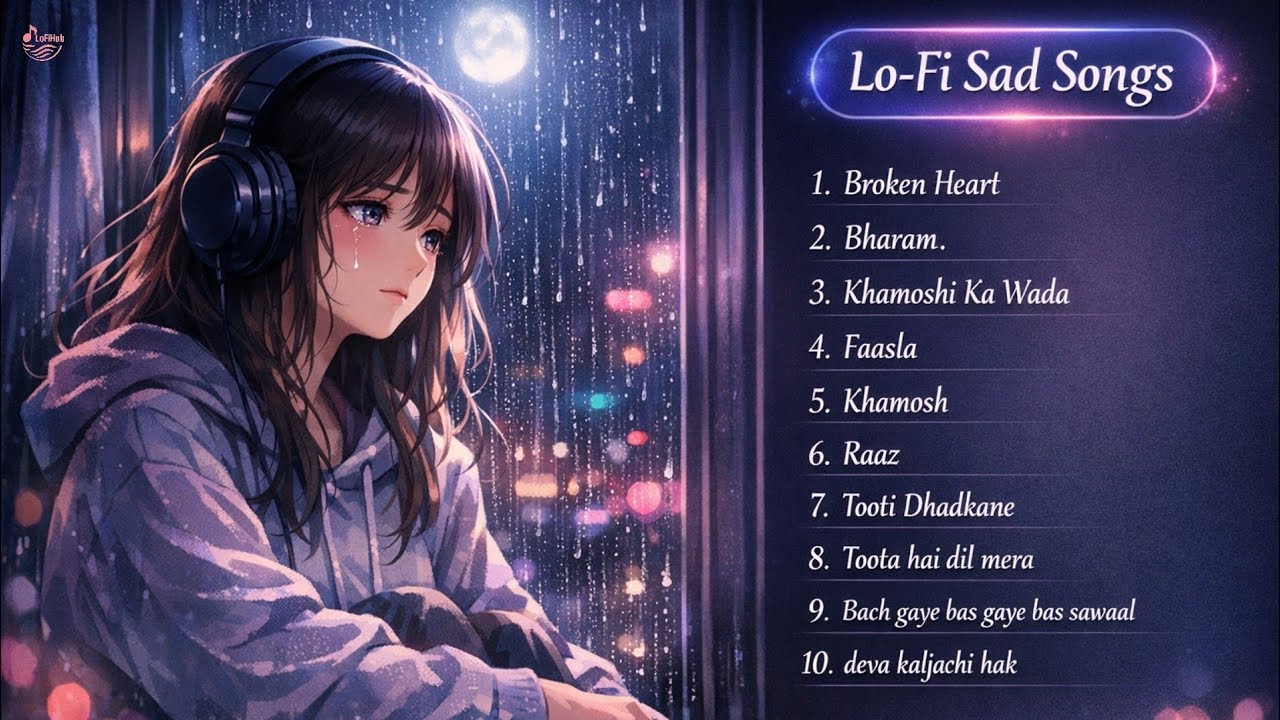 Broken Heart Lo-Fi 💔 | Anime Sad Songs Mix | Khamoshi Ka Wada