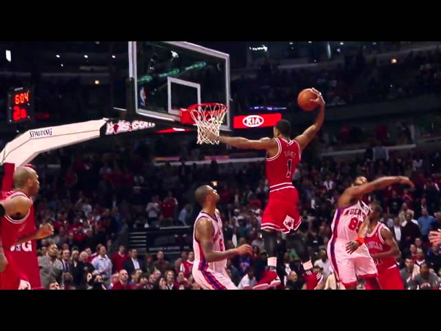 NBA DUNK BLOCK STAR - Derrick Rose USA Classic Basketball