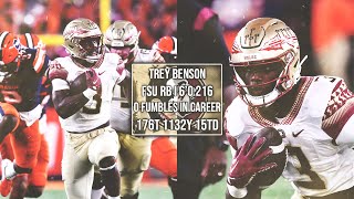 FSU RB TREY BENSON 2023 Highlights