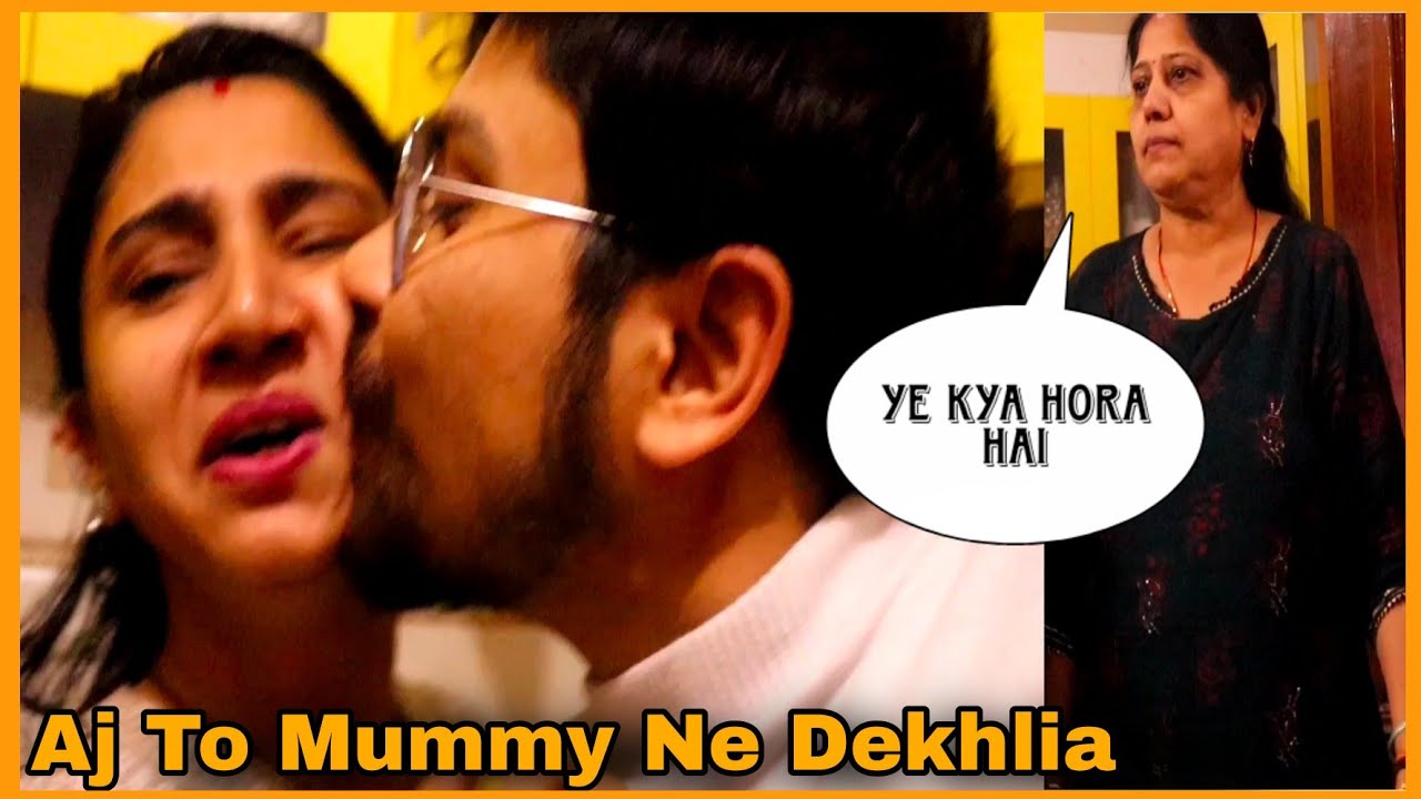 Kissing prank on wife 💋 || SHE GOT ANGRY 😡 In Front of Mummy ||Sahil Chawla || Miss You Bhai 🙏