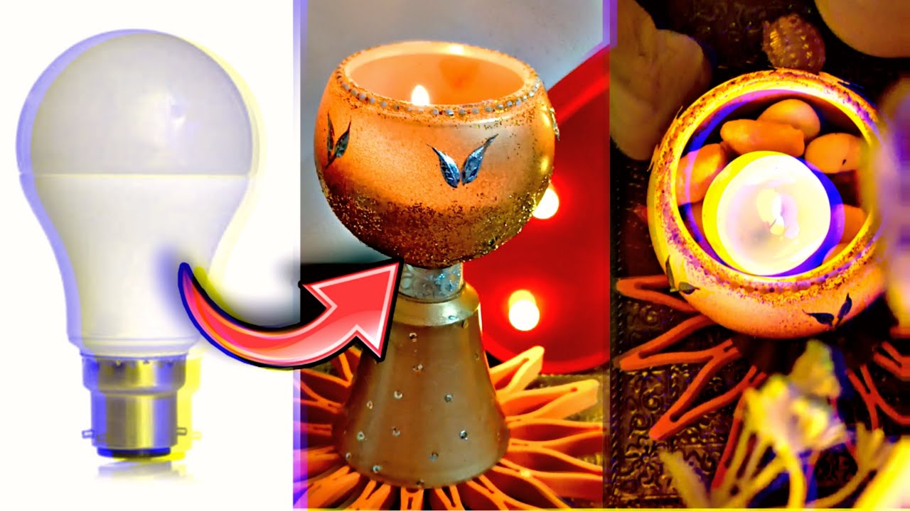 Bulb Decoration Ideas Home Decor Easy DIY Craft YouTube