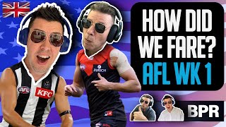 AFL 2023 ROUND 1 - BRITS REACTION!