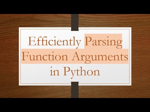 Efficiently Parsing Function