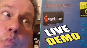 Angeltube Stream Webcam with Background Replacement Box Opening & Demo