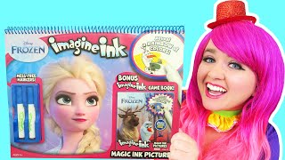 Coloring Frozen Giant Magic Ink Coloring Book Imagine Ink Marker