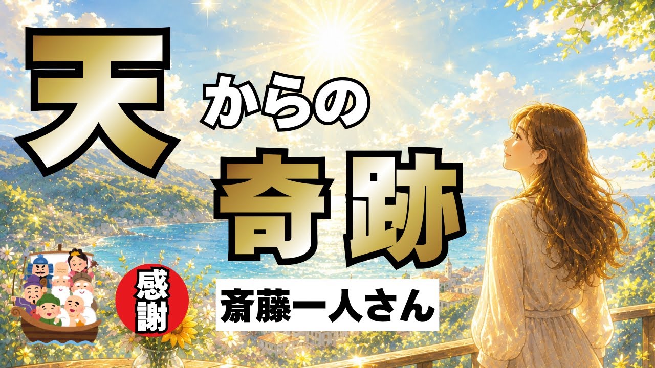 斎藤一人　奇跡はこうして起こる⁉️ 天との約束のお話‼️