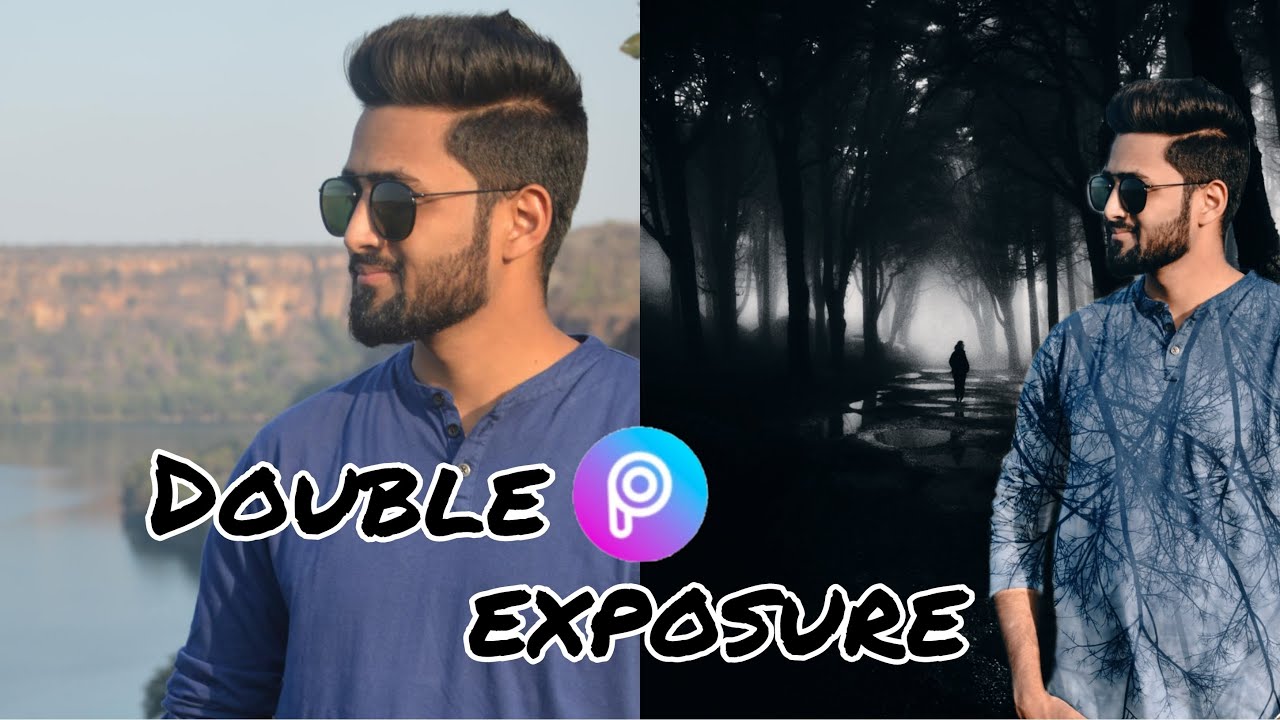 How to Make double exposure photos in Picsart | Double exposure photo ...