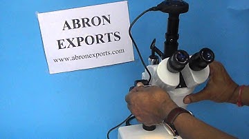 video abron biology microscope stereo zoom with digital usb camera parts of microscope tutorial inst