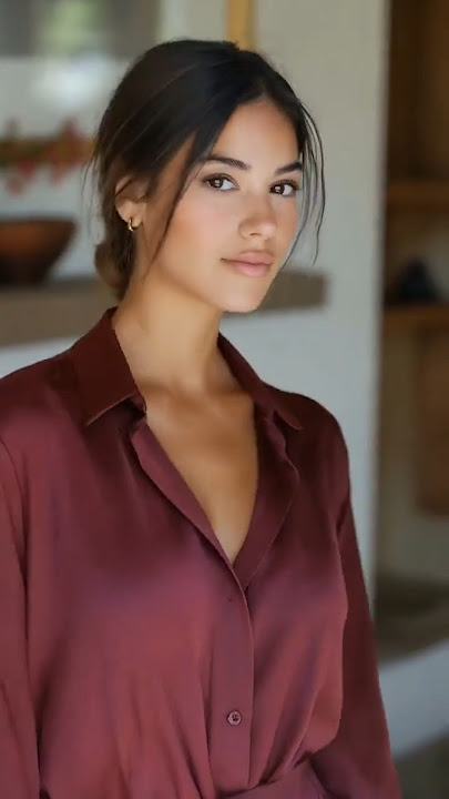 Chic Burgundy Blouse for Effortless Elegance #fashion #blouse #elegance