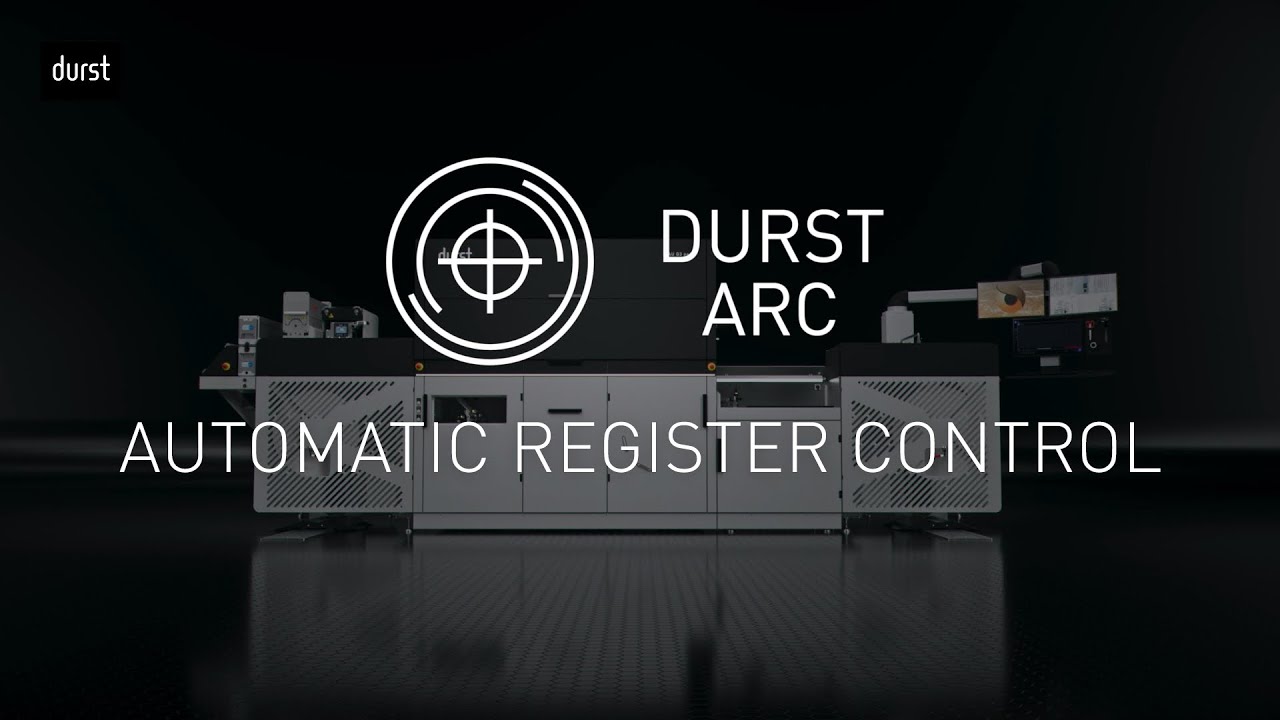 Durst ARC – Automatic Register Control for Digital Label Printing - YouTube