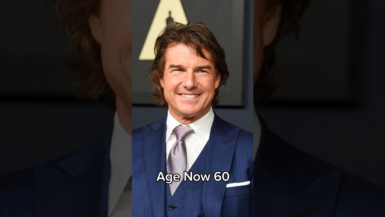 Tom Cruise’s Age from 60 years old to 12. 