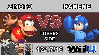 2Ggt Zero Saga - Zinoto Diddy Kong Vs. Dng Kameme Mega Man Losers Side - Smash Wii U