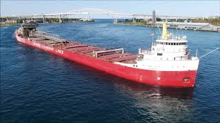 CSL FRONTENAC - Downbound Port Huron, Michigan 10-8-2019