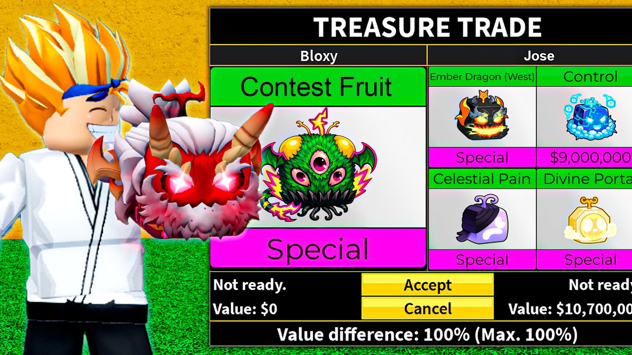Tradeando Frutas PERMANENTE por 24 Horas de Blox Fruits
