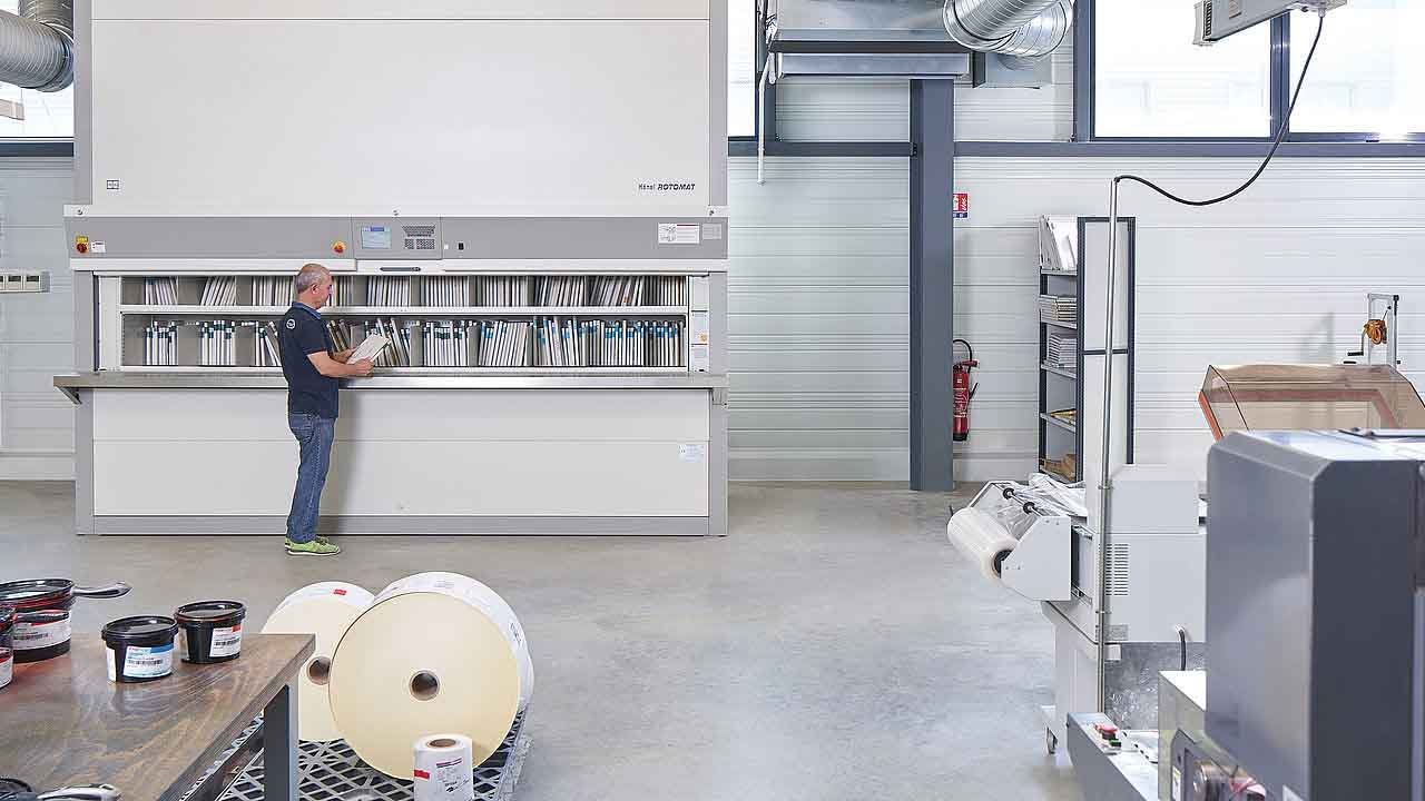 Enormous space-savings in manufacturing with the Hänel Rotomat®