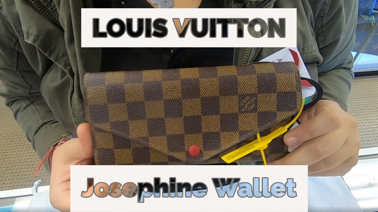 LOUIS VUITTON Josephine Must Have Wallet Review | Dallas Designer handbags - YouTube