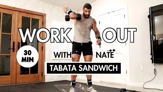 30 Min Tabata Sandwich | Follow along work out | by HomeBodies