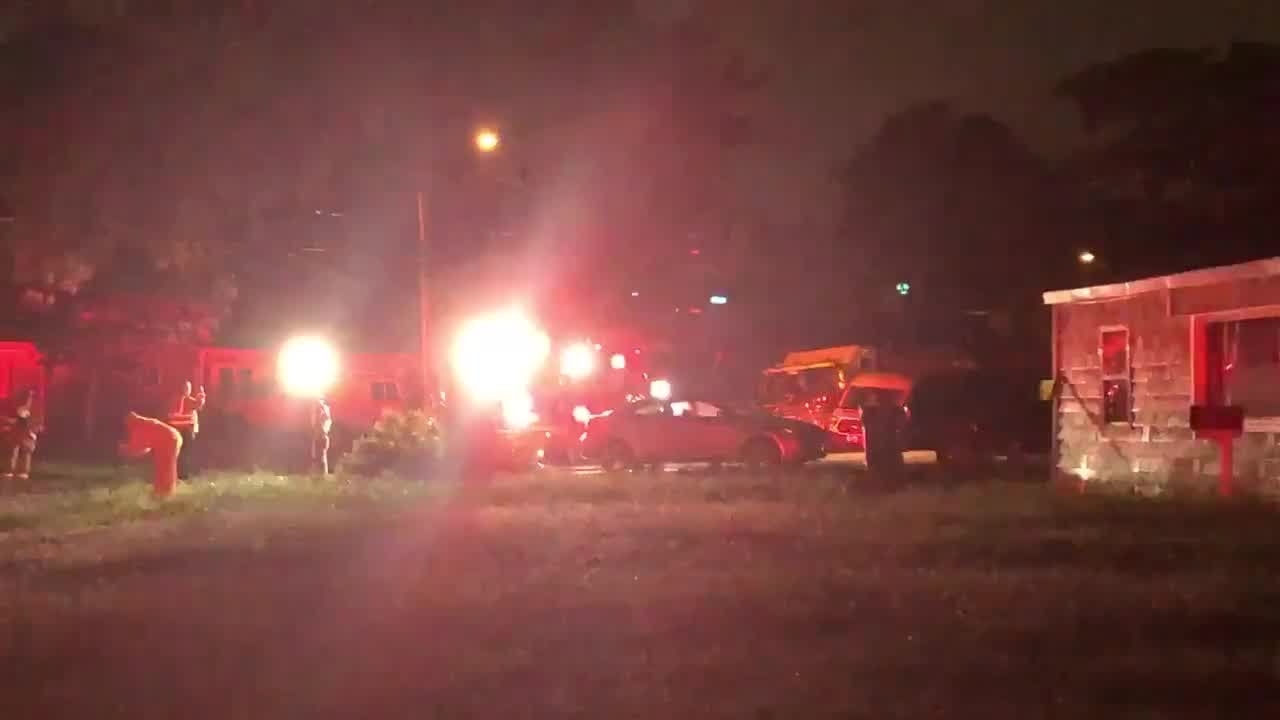 Lightning strikes gas line in Virginia Beach, causing leak YouTube