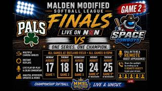 2026 Malden Softball Finals – Game 2 | PALS vs. Space Cowboys | LIVE from Butland Field