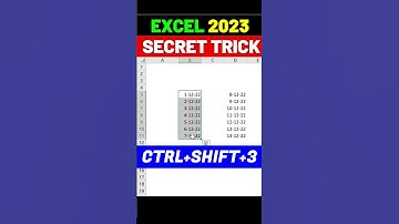 How to format date Quickly | Excel Tips & Trick 😱😮🔥➡️ #shorts