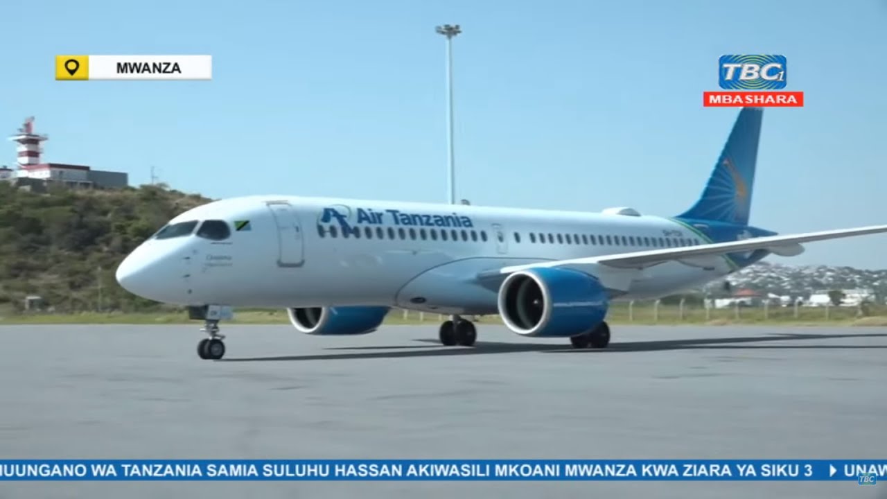 RAIS SAMIA ALIVYOTUA AIRPORT MWANZA, APOKELEWA kwa SHANGWE..