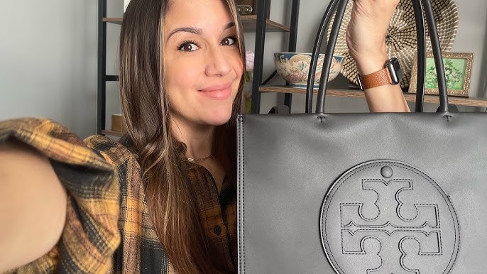 GORGEOUS TORY BURCH ROBINSON TOTE**REVIEW**WHAT'S IN MY BAG?**BLUEWOOD 