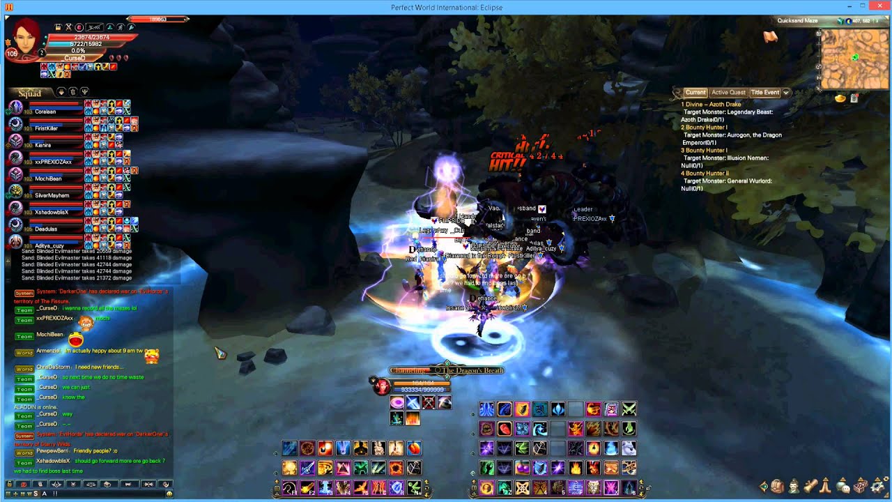 Perfect World Quicksand Maze