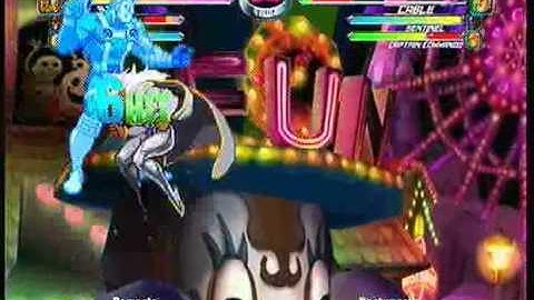 MvC2 Online (360): Brett (MST) vs Bootymarch (Cab/Sent/Cap) 3 .:5.26.10:.
