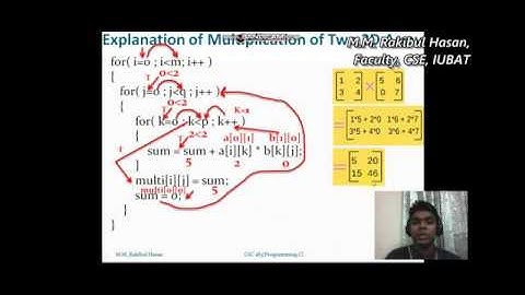 6.6 Programming Exercise (2D Array Multiplication)