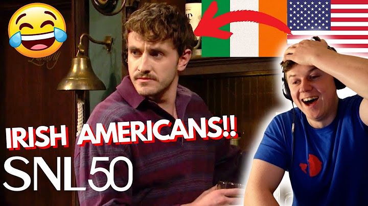 IRISH MAN REACTS To Irish Americans VISIT Irish Pub🇮🇪- SNL