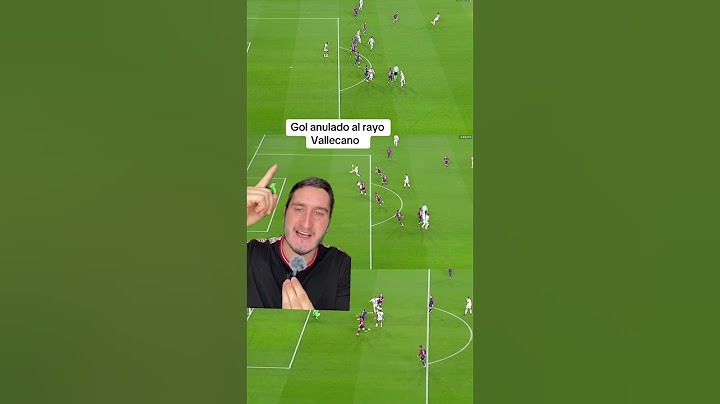 Gol anulado al rayo vallecano error grosero del VAR #futbol #tiktokdeportes #barcelona #liganegreira
