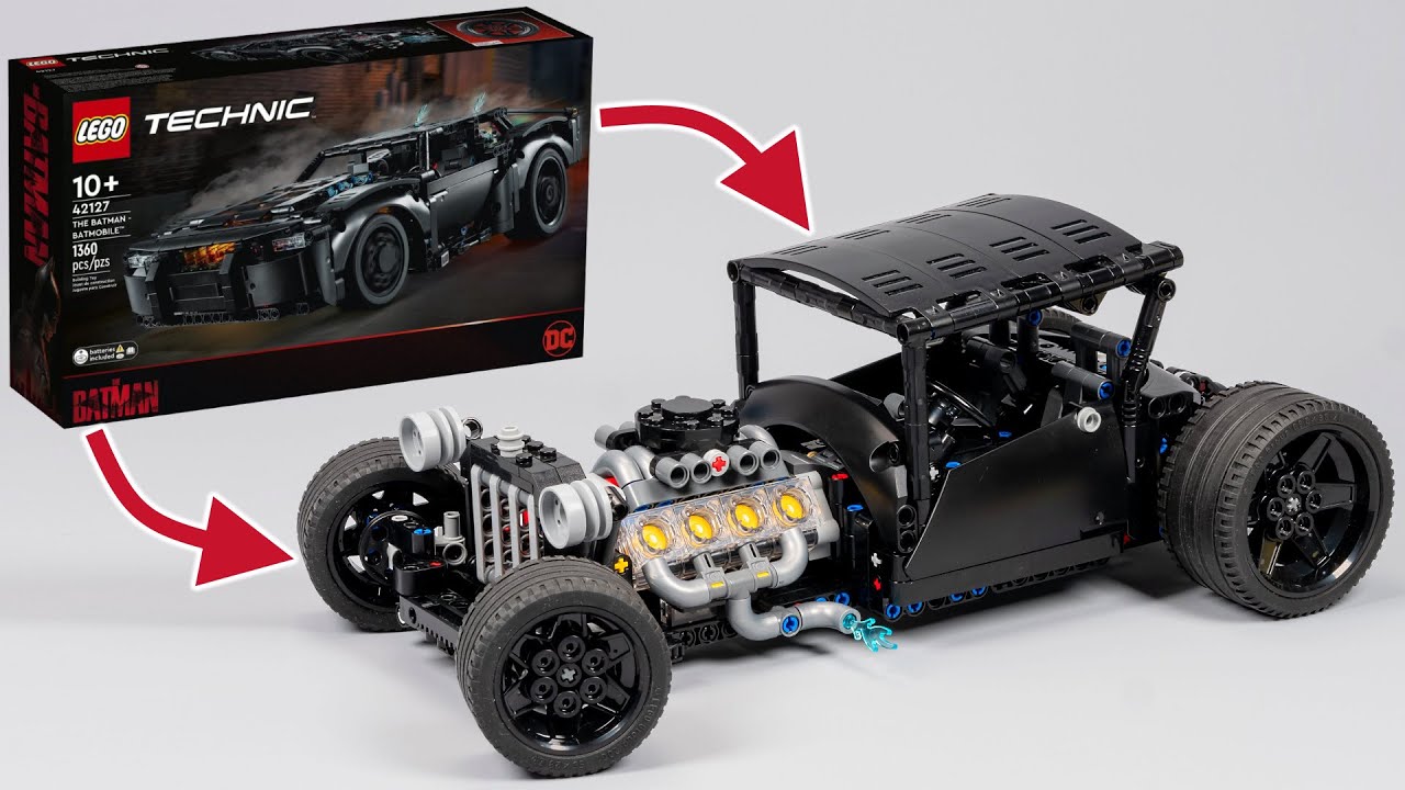 LEGO Technic 42127 - The Batman Batmobile - detailed preview 