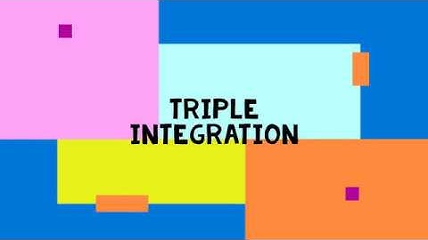 Triple integration - INTRODUCTION (useful for IIT JAM ,CSIR NET ,BSc and Engineering students)