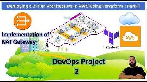 DevOps Project : Part-2 | Deploying a 3-Tier Architecture in AWS Using Terraform | NAT Gateway