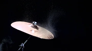 Vibration. See the unseen: Cymbal at 1,000 frames per second.