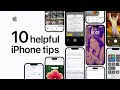 10 helpful iphone tips  apple support