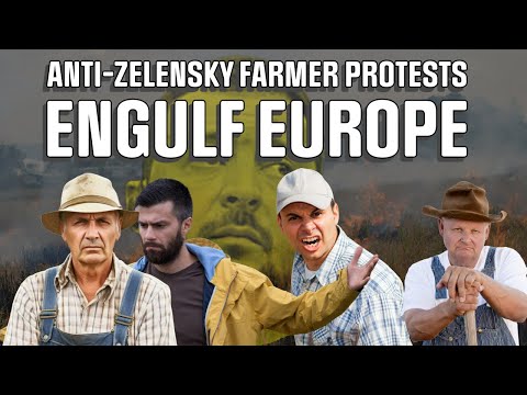 Witness the resilience of European farmers as they unite to challenge Ukraine aid