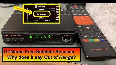 GTMedia FTA Satellite Receiver 