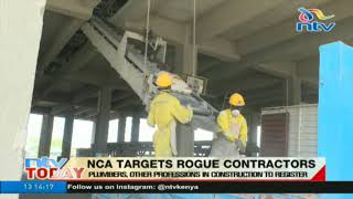 Plumbers, other professions in construction to register with NCA