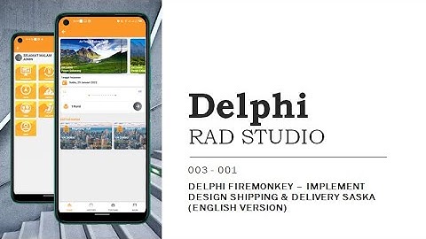 004 - 002 - Implement Design RAD Studio FMX "Saska - Shipping & Delivery App UI Kit - Sign In"