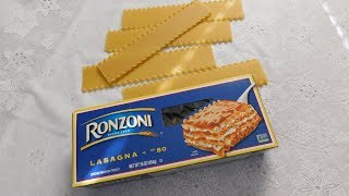 Ronzoni Lasagna Vegetable