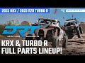 Drt motorsports 2023 krx  rzr turbo r parts lineup